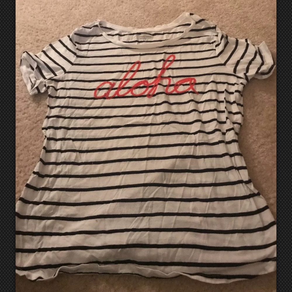 Old navy striped Aloha Top S